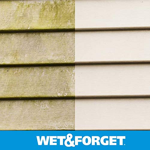 Wet and Forget roof stain fading over time