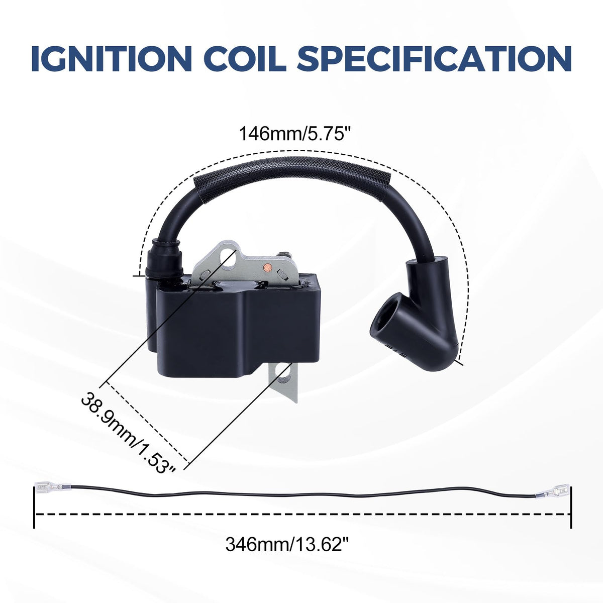 Wetenex ignition coil BV2126 US CAN — showing replacement part packaging ready.