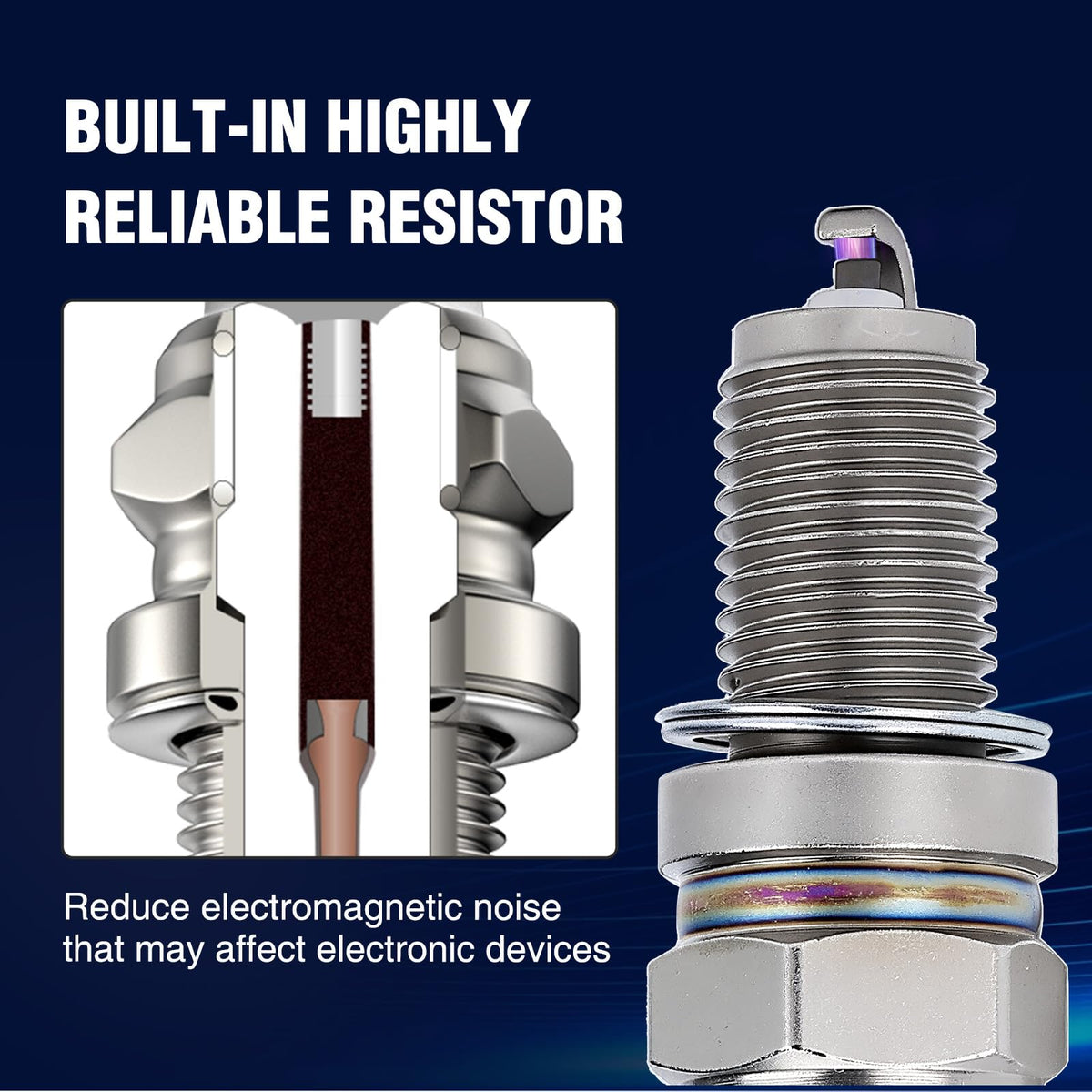 Wetenex spark plug 2-pack packaging shown; convenient multipack for maintenance