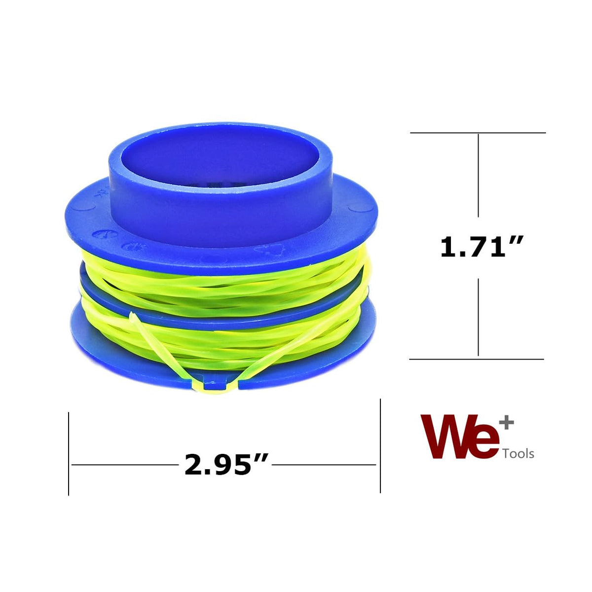American-made trimmer line and precision spool components emphasize durability.