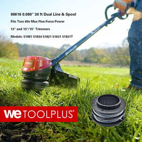 Pre-wound dual-line spool from WETOOLPLUS 88616 ready for quick reloading