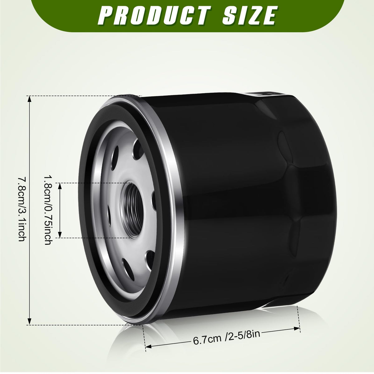 Wettal KH-12-050-01-S oil filter side view shows solid construction and seal integrity