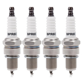 Wetenex BPR6ES spark plug front view for reliable starts.