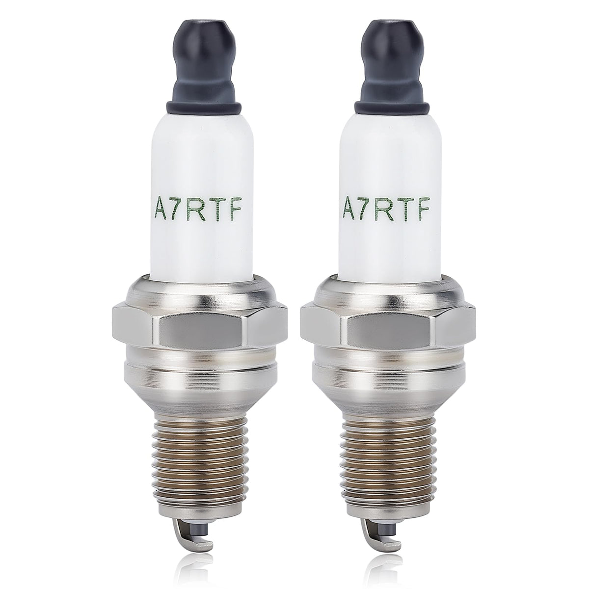 Wetenex RDZ4H spark plug close-up for reliable ignition in lawn engines.