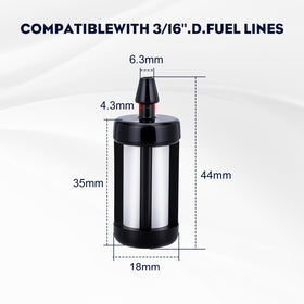 Wetenex Sthil fuel filter close-up; sturdy construction for reliability