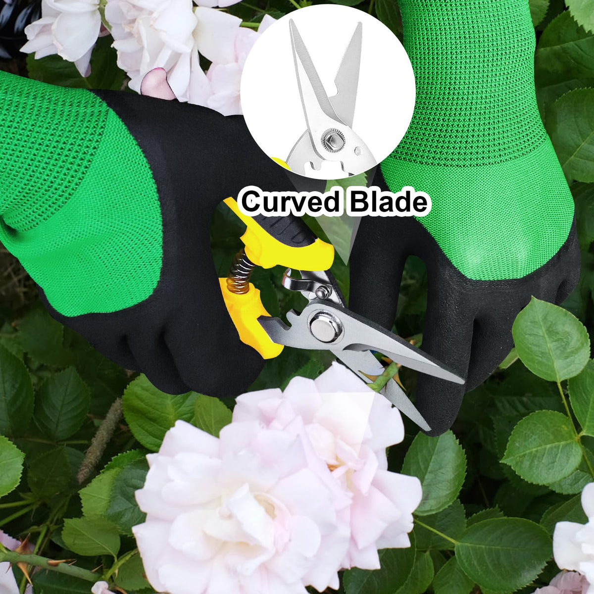 Wevove garden gloves soft cotton protect hands while gardening