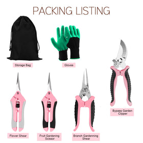 Wevove pink pruning kit suitable for bonsai and houseplants