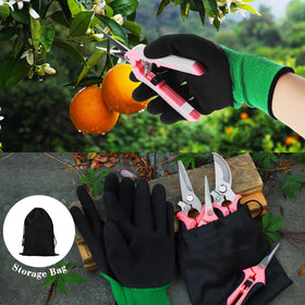 Wevove pruning shears safety lock engaged to prevent accidental injuries