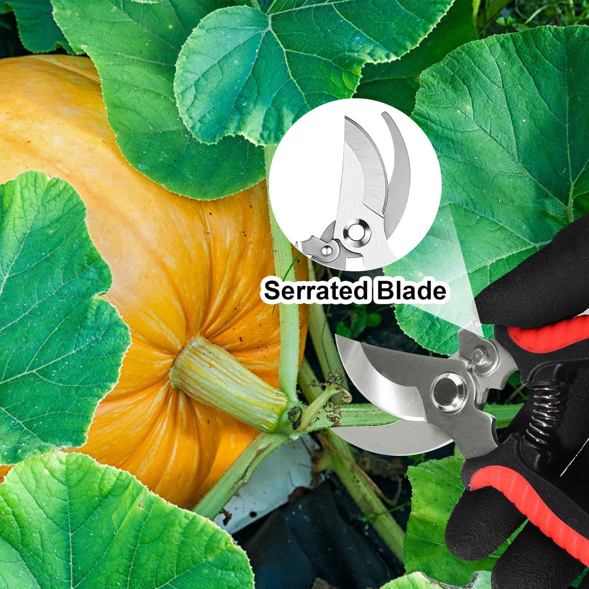 Wevove three-blade pruners cover flowers stems and light branches