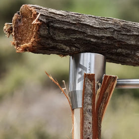 WEYLAND Bushcraft Settlers Tool fits compact pack for wilderness trips.