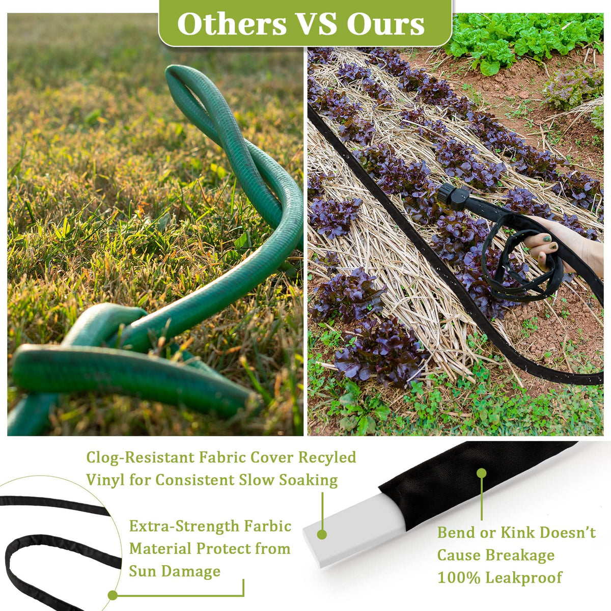 Weysat hose connection and extendable link enables easy layout