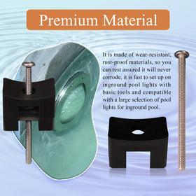 Durable, rust-proof WFCYX wedge 132—built for long-lasting pool light repairs
