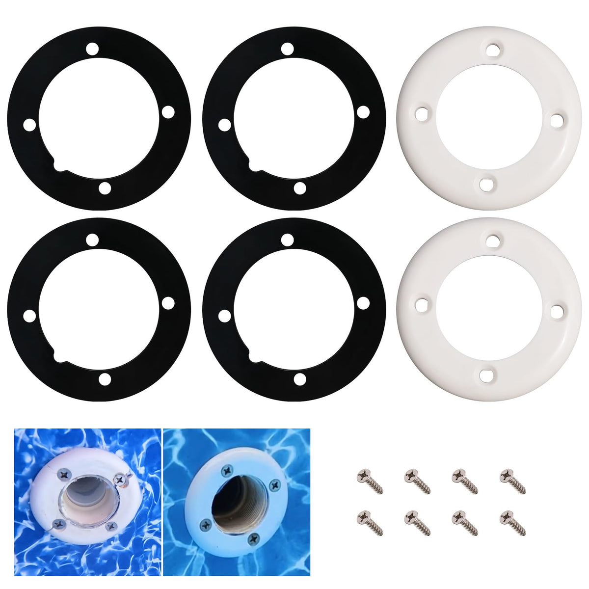 WFCYX SPX1408B face plate ready for secure pool return connection