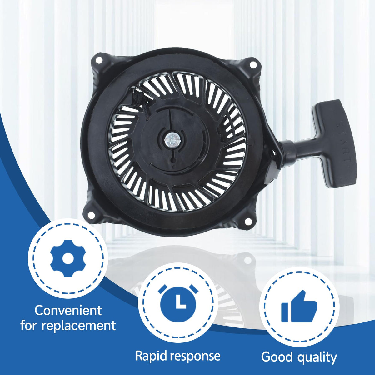 WFLNHB recoil pull starter packaging shows complete replacement kit for home maintenance