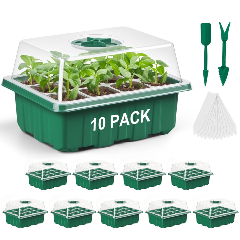 WFOEJEJ 120-cell seed tray for organized seed starting.