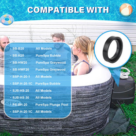 WFXSHparts leak-prevention seals help maintain consistent water movement and spa pressure.