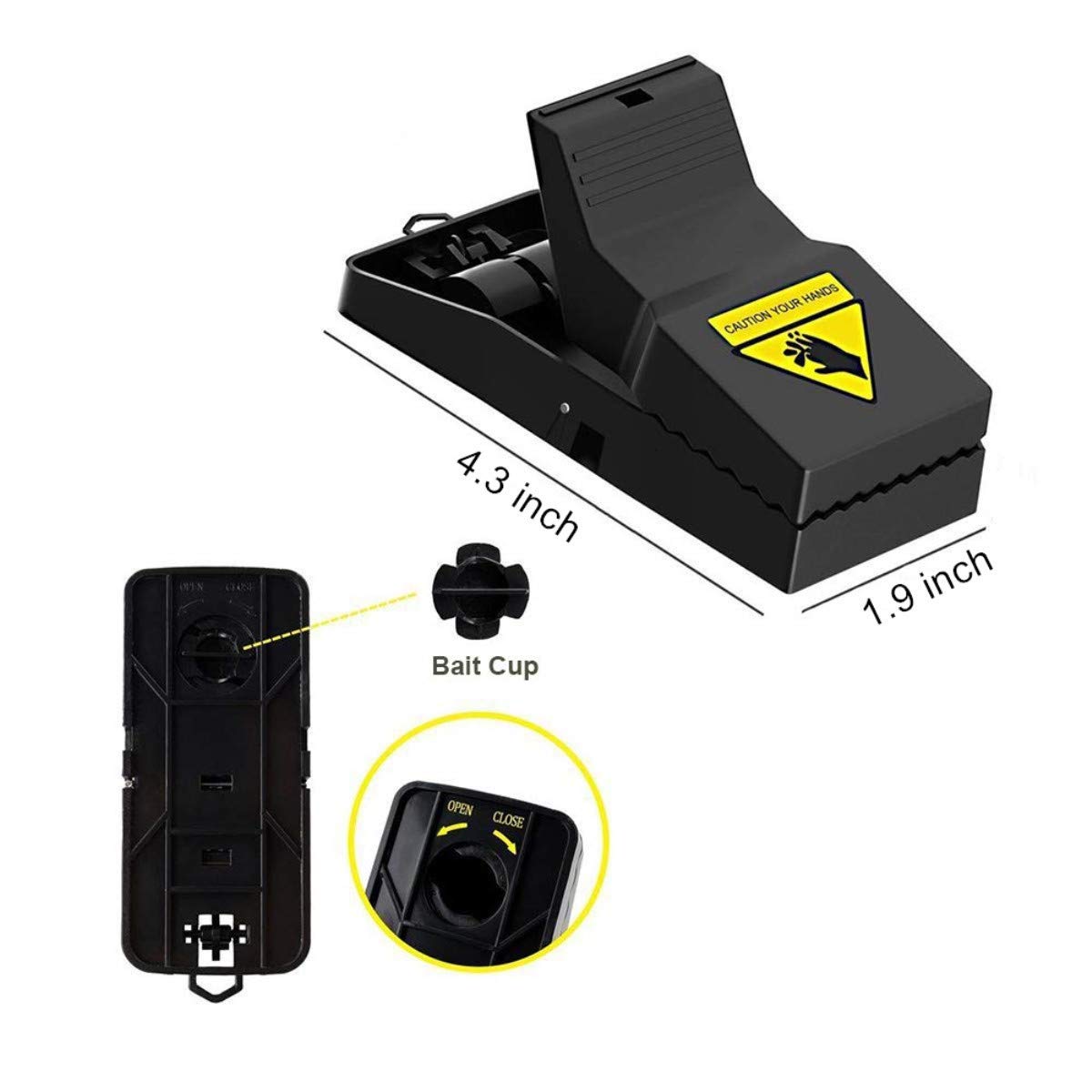 Six-pack Wgbon traps cover multiple hotspot areas effectively.