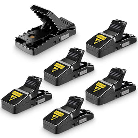 Wgbon mouse trap with removable bait cup for easy setup and cleanup.