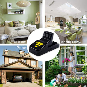 Durable ABS plastic construction for reusable and easy-to-clean performance.