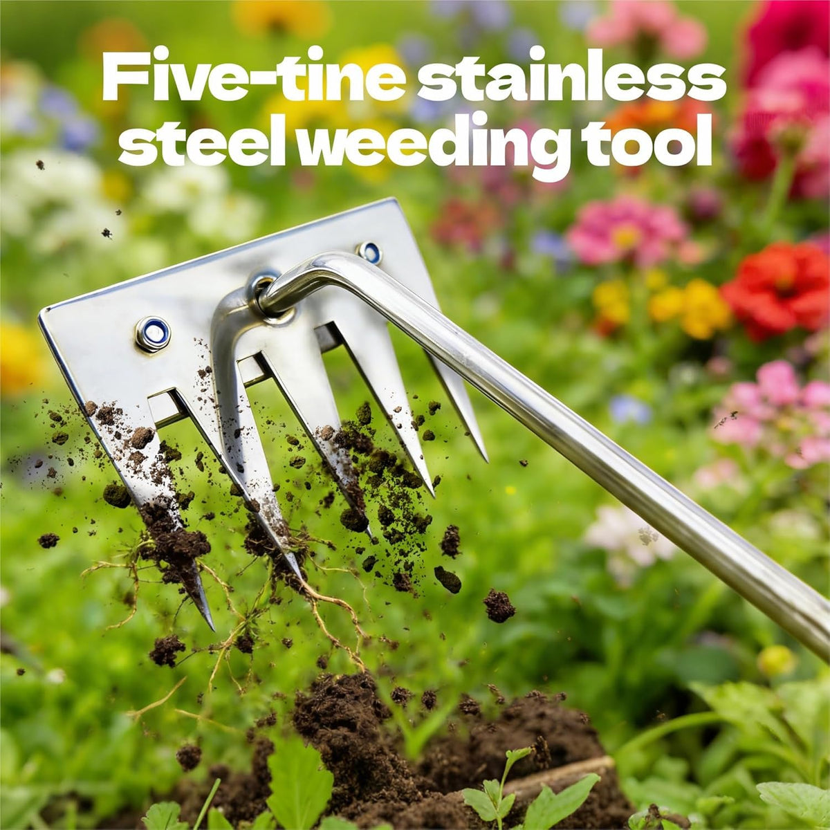 Wggkeep stainless steel tines deliver durability for daily garden tasks.