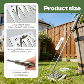 Wggkeep weed remover's stainless steel build resists wear and tear.