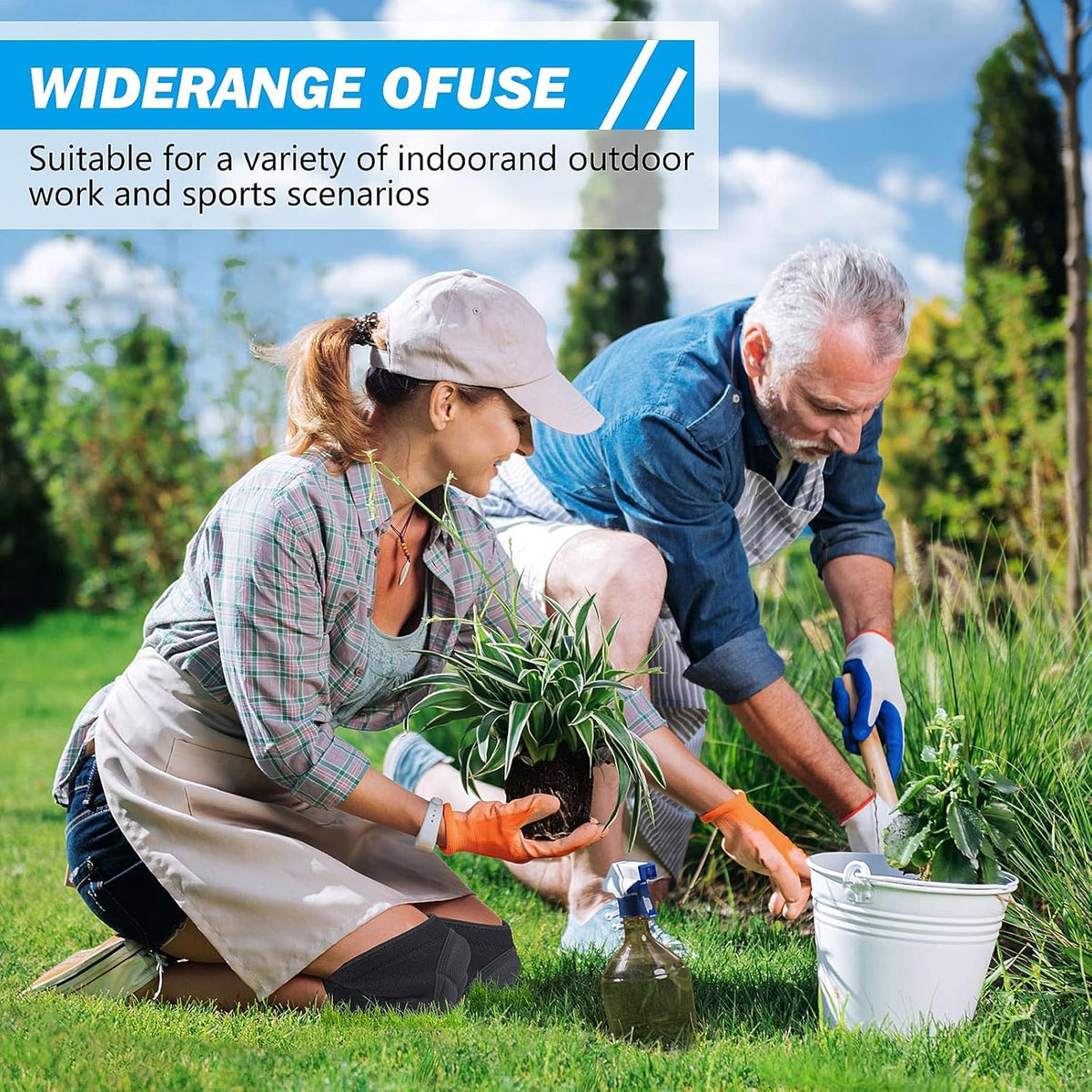 Unisex fit ensures secure wear for gardening, dancing, or sports.
