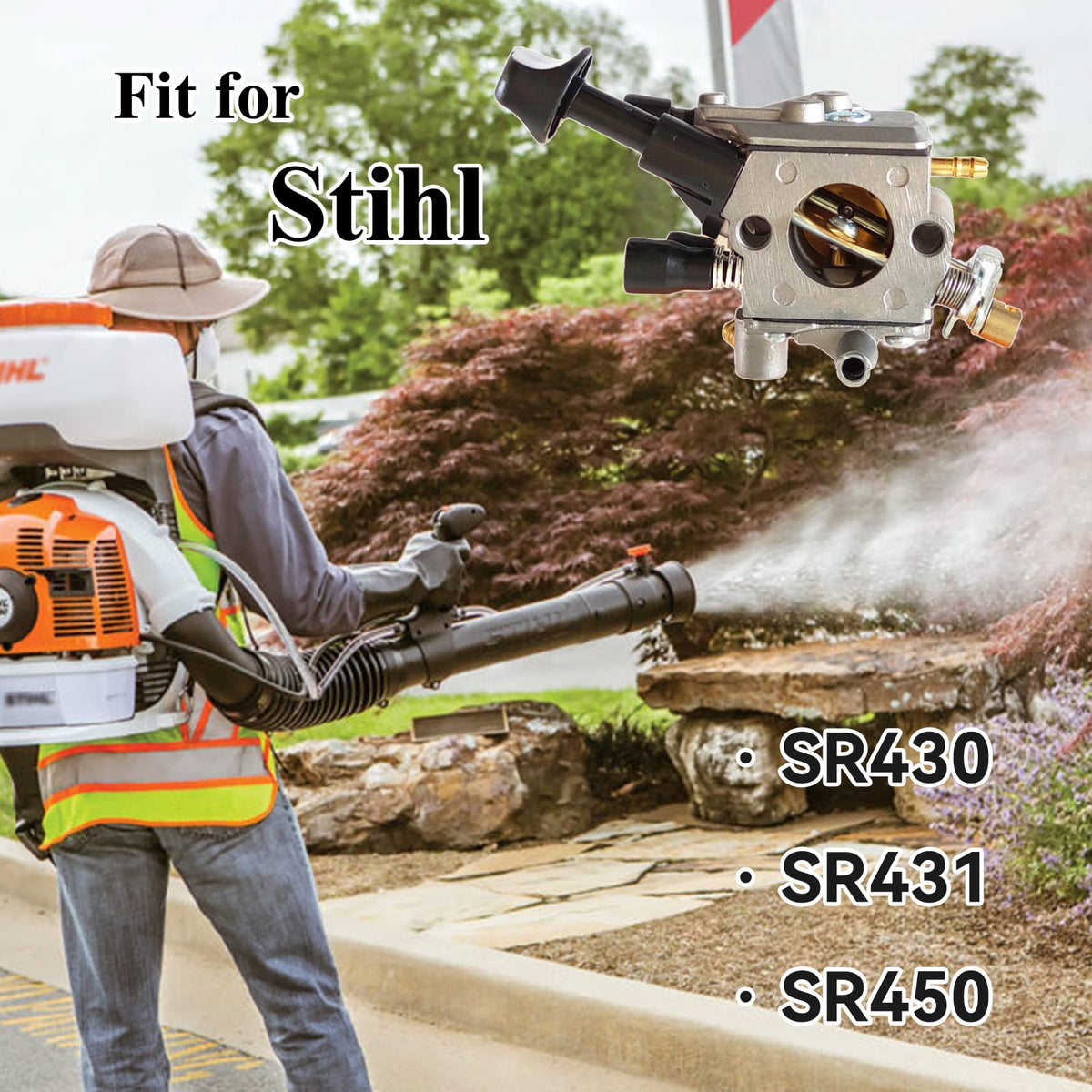 WGOHUI rebuild kit for Stihl backpack blowers enhances performance.