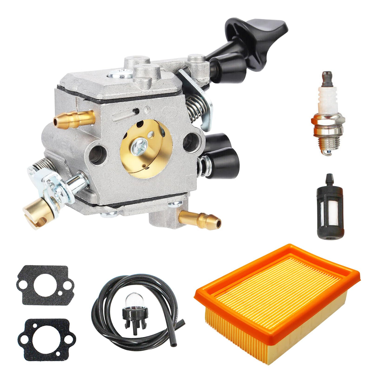 WGOHUI carburetor fitment for Stihl BR350 and BR430 improves blower compatibility.