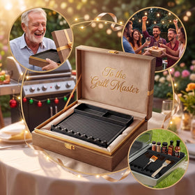 WZGUSXN gift-ready grill mat ideal for dads and grill masters