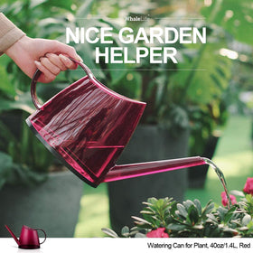 WhaleLife can ideal for houseplants, succulents, and potted herbs in red.