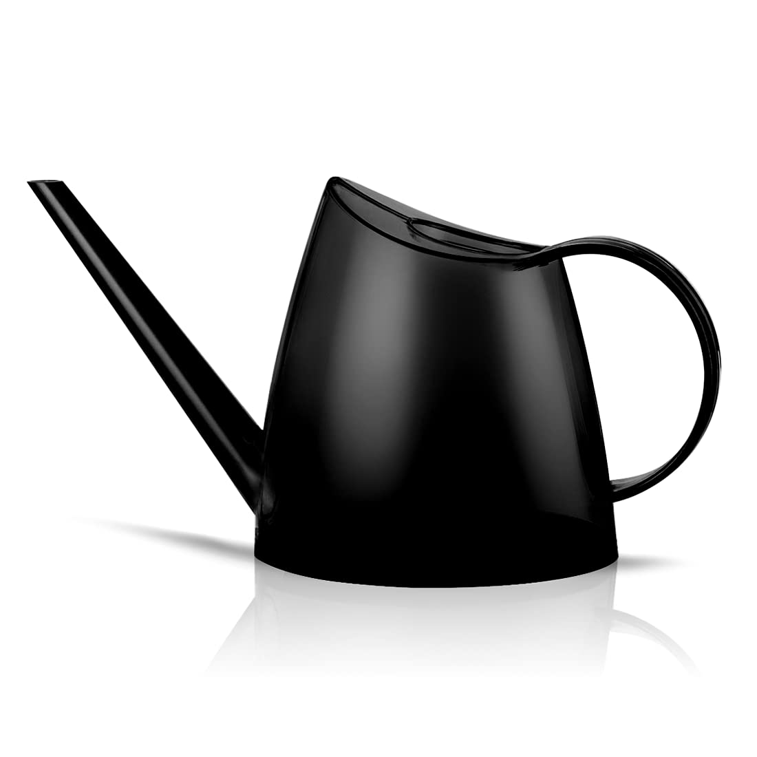 WhaleLife indoor watering can 1.4L, black finish, ideal for small houseplants
