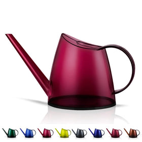 WhaleLife indoor watering can with one-point-four-liter red body for precise root-zone watering.