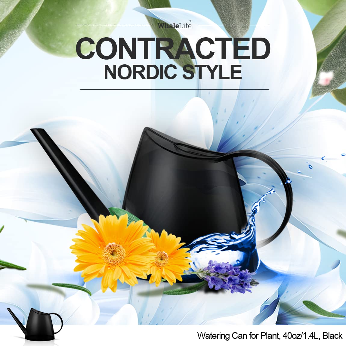 WhaleLife lightweight and durable plastic for easy handling
