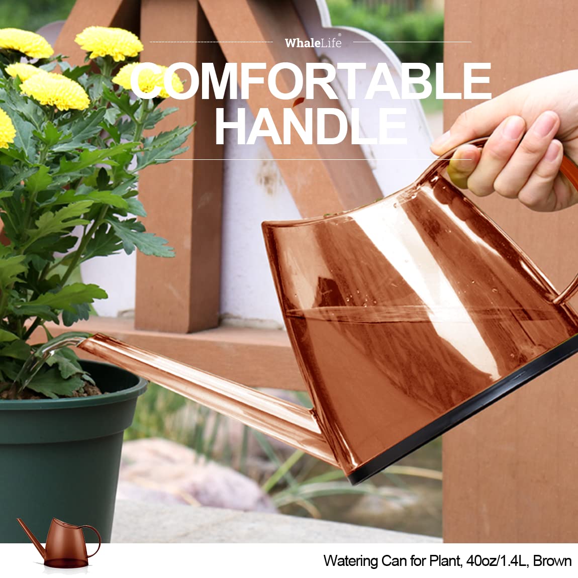 WhaleLife lightweight, durable plastic ensures easy handling and quick cleaning.