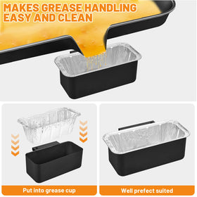 Whaleme coated steel construction resists heat and corrosion during grilling