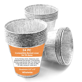 Whaleme liner fits Pit Boss 6.3x6.0, eases cleanup.