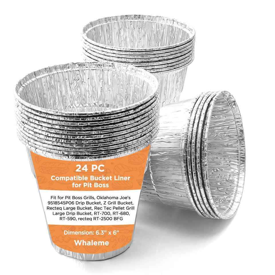 Whaleme liner fits Pit Boss 6.3x6.0, eases cleanup.