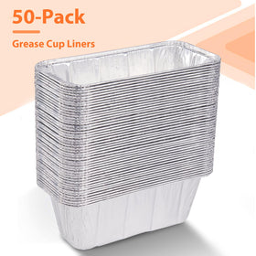 Whaleme easy-clean foil pan disposables, ideal for outdoor grilling and camping.