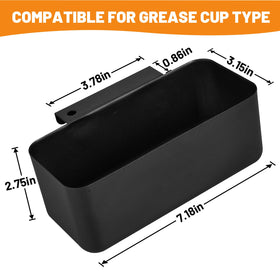 Whaleme grease cup dishwasher-safe tray simplifies post-grill cleaning