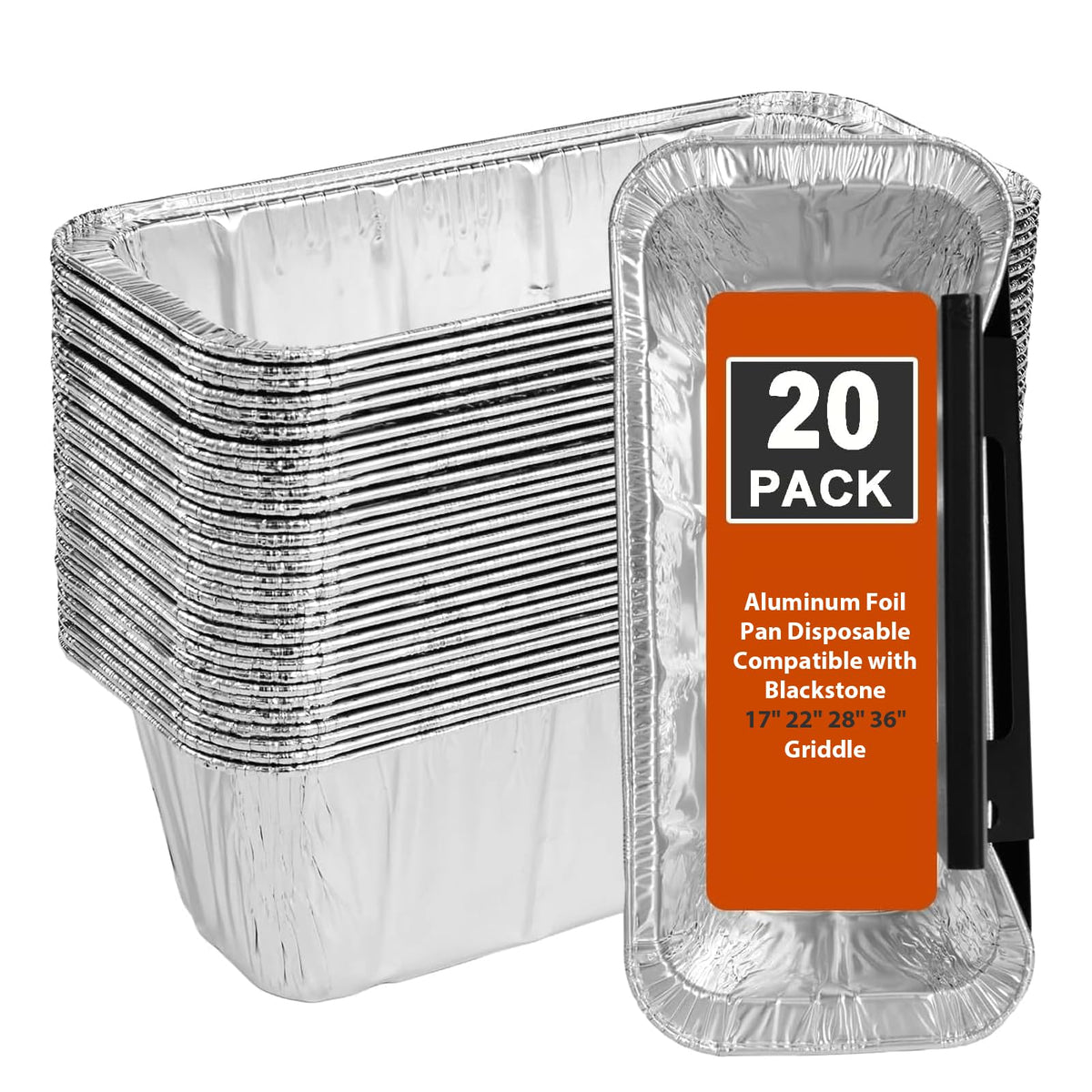 Whaleme grease cup liners shown fitting Blackstone 5017 for clean grilling.