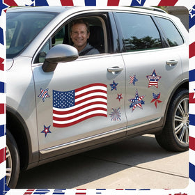Whaline Independence Day magnets suit parties on metal surfaces with style.