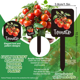 Whaline watercolor carrot label to mark crops and stay organized.