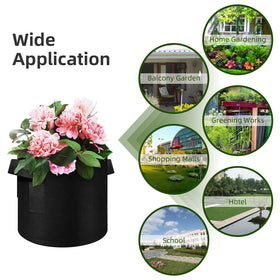 WHATWEARS bags ideal for balcony or urban garden, saving space while keeping plants organized.