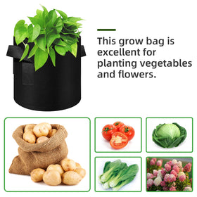 WHATWEARS grow bags support potatoes and vegetables with spacious roots and easy harvest.