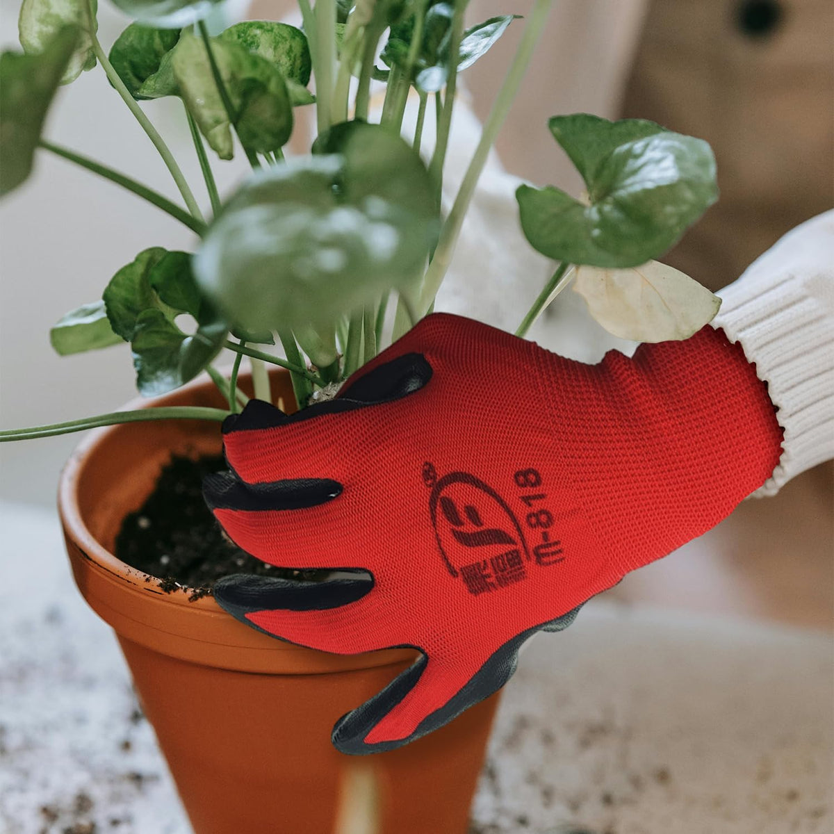 WHEATHUSK care tip hand wash in warm water to extend glove life