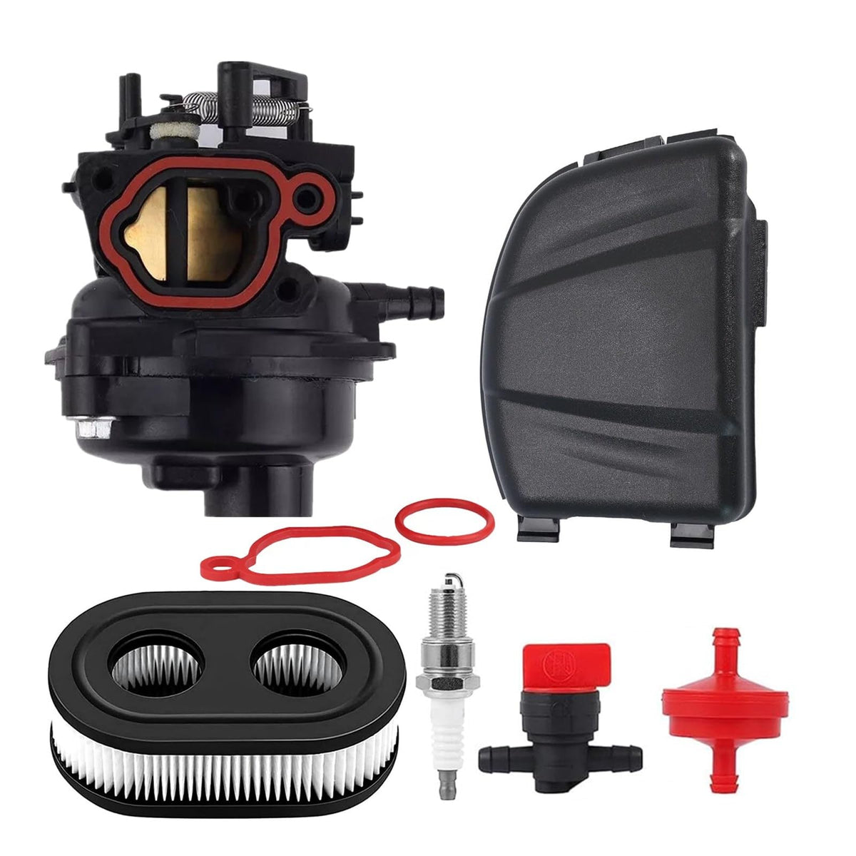 WHFZN LC221A carburetor cover side view for Husqvarna mowers, reliable protection.