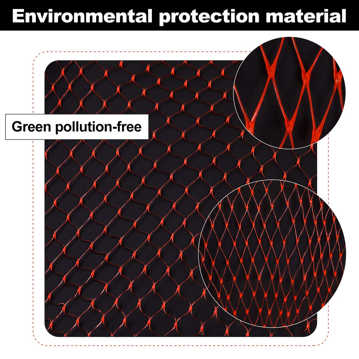 WhistenFla Durable Nylon Net Bag resists wear and cleans easily.