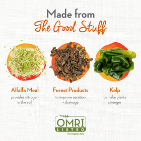 Whitney Farms OMRI-listed Organic Use ensures trusted organic garden soils.