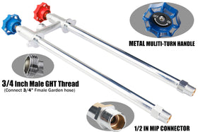 WHK 1/2-inch MIP inlet connects to common pipe fittings safely