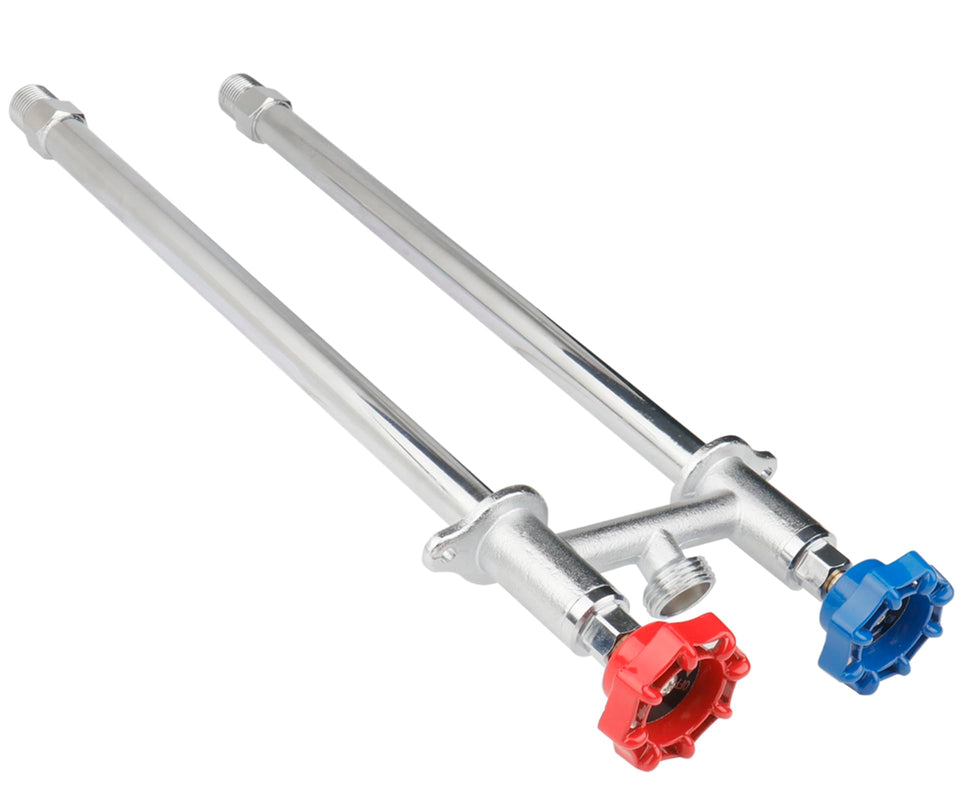 WHK 12-inch frost-free spigot with chrome finish for outdoor durability